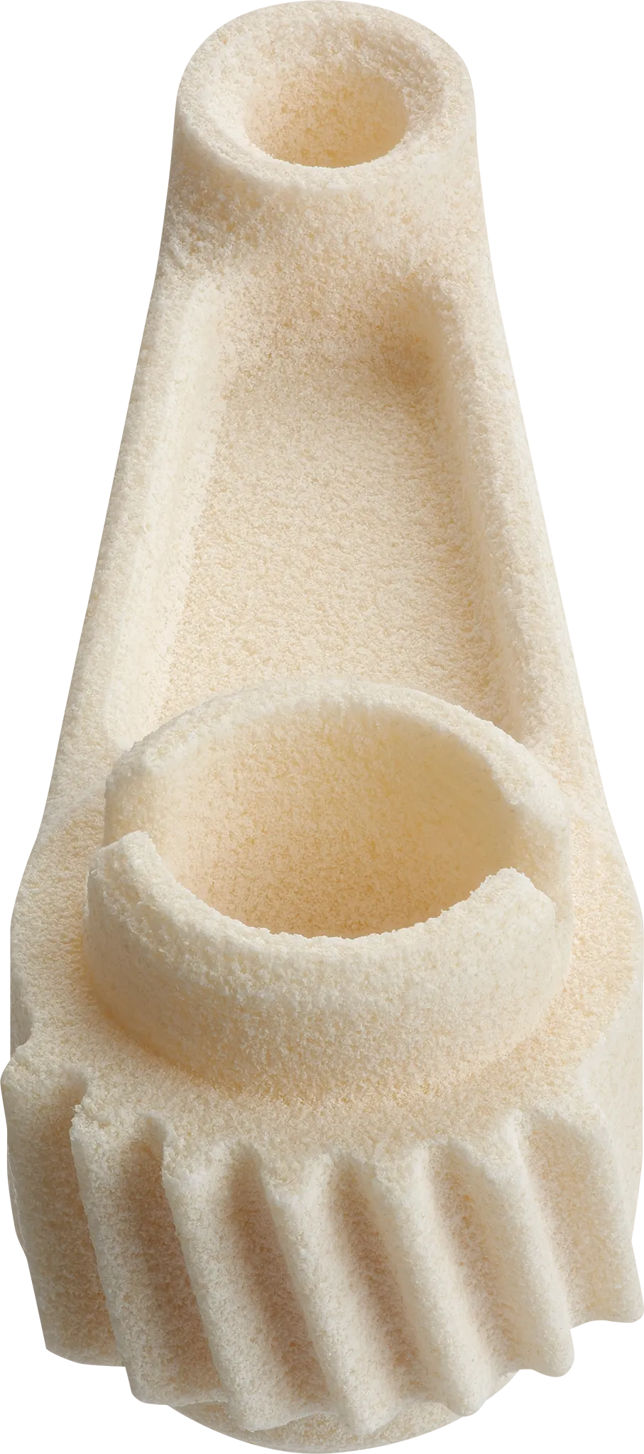 Seitenansicht eines Sonderteils, 3D-gedruckt aus i3 SLS-Material