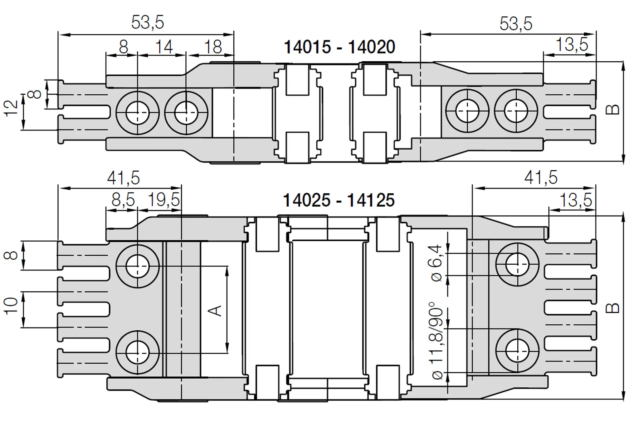 14125.12PZ technical drawing