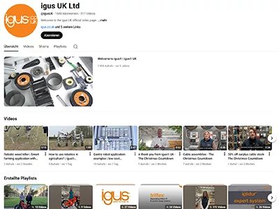 igus Youtube page