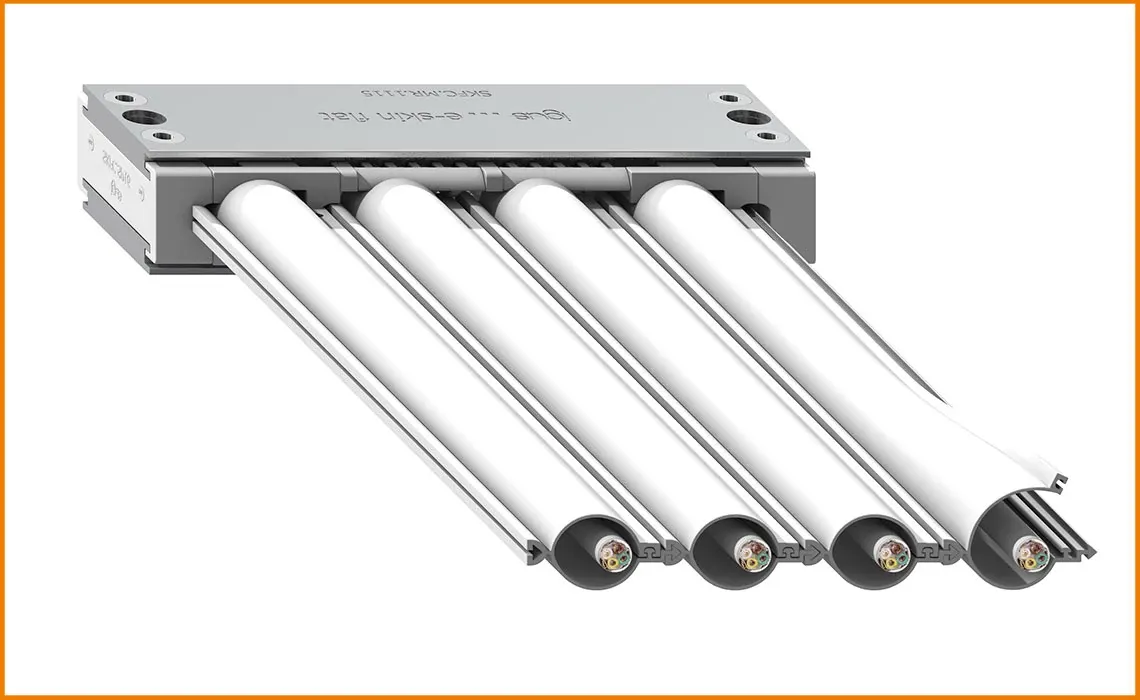 Flaches Kabelführungssystem e-skin flat