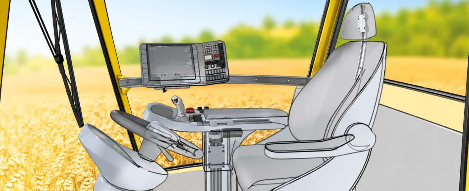 Cabines de conduite dans les machines agricoles