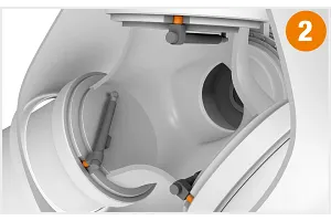 Palier lisse iglidur dans le système de réglage de l'angle des pales