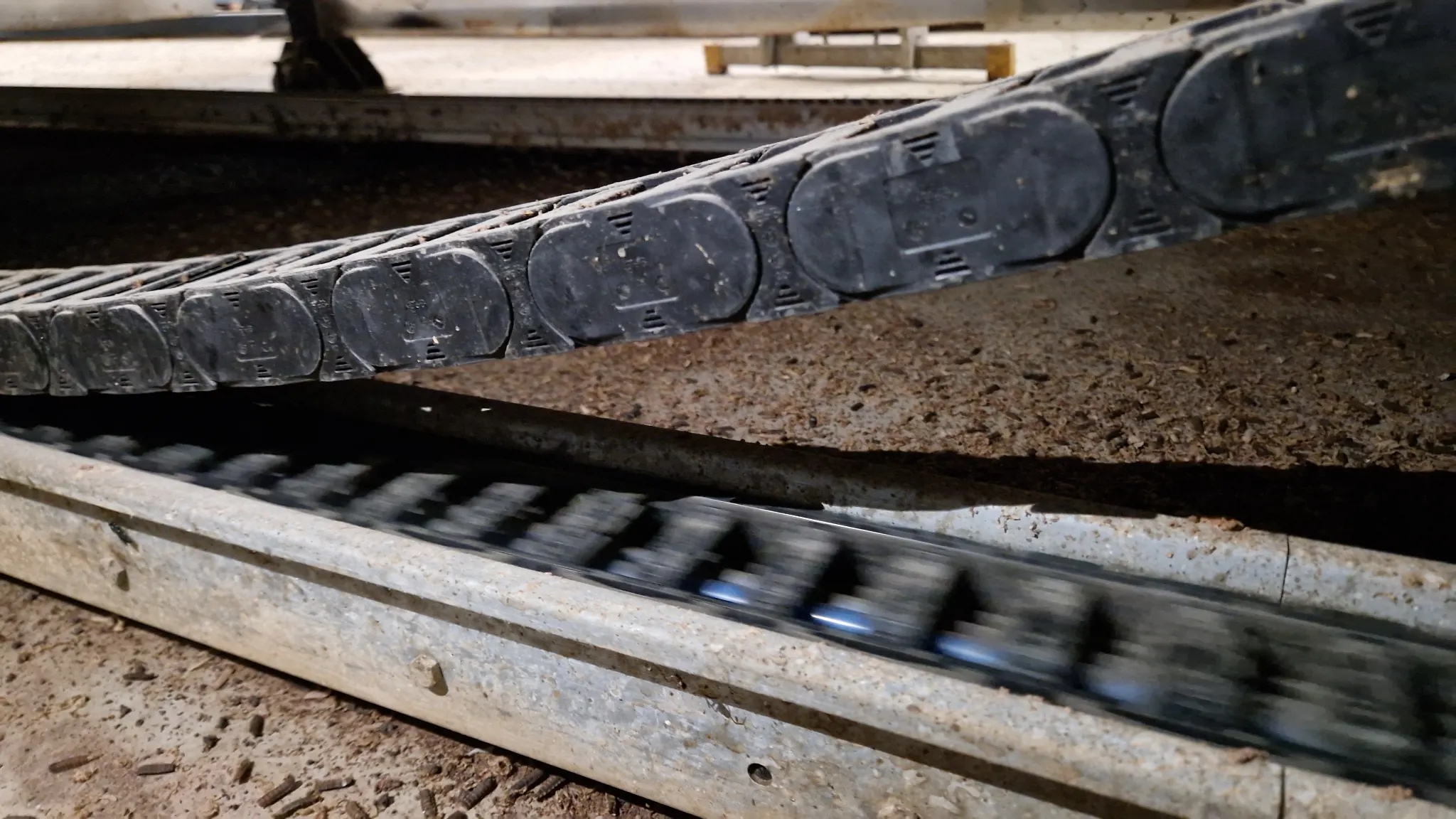 energieketten im Traubenvollernter