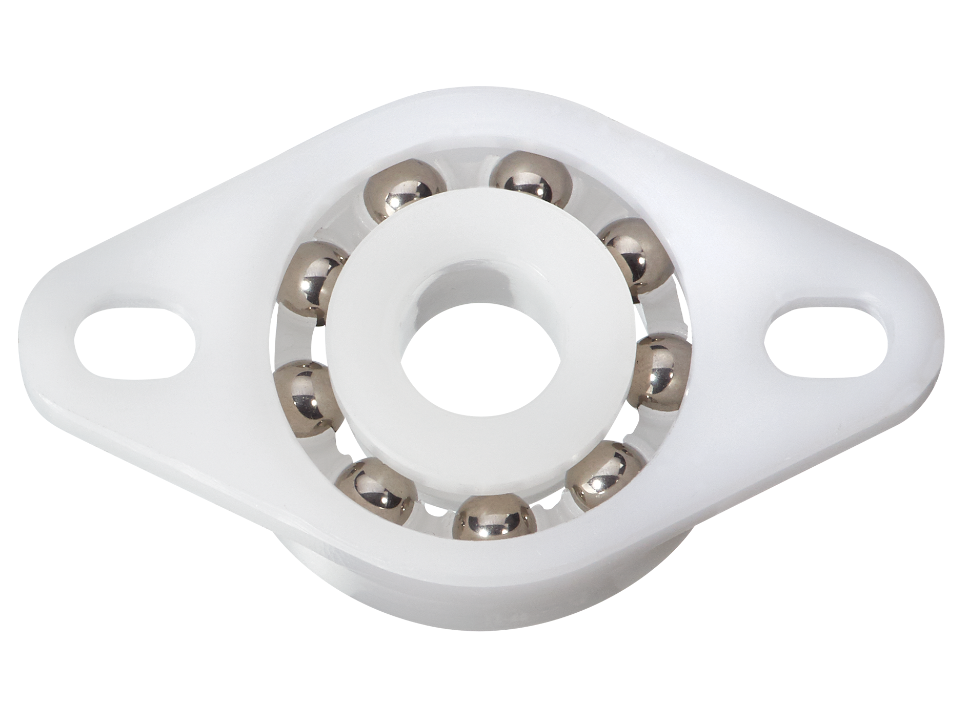 4x F6901 Flanschkugellager 12x24x6mm - Doppelt Abgeschirmte Chromstahl Lager