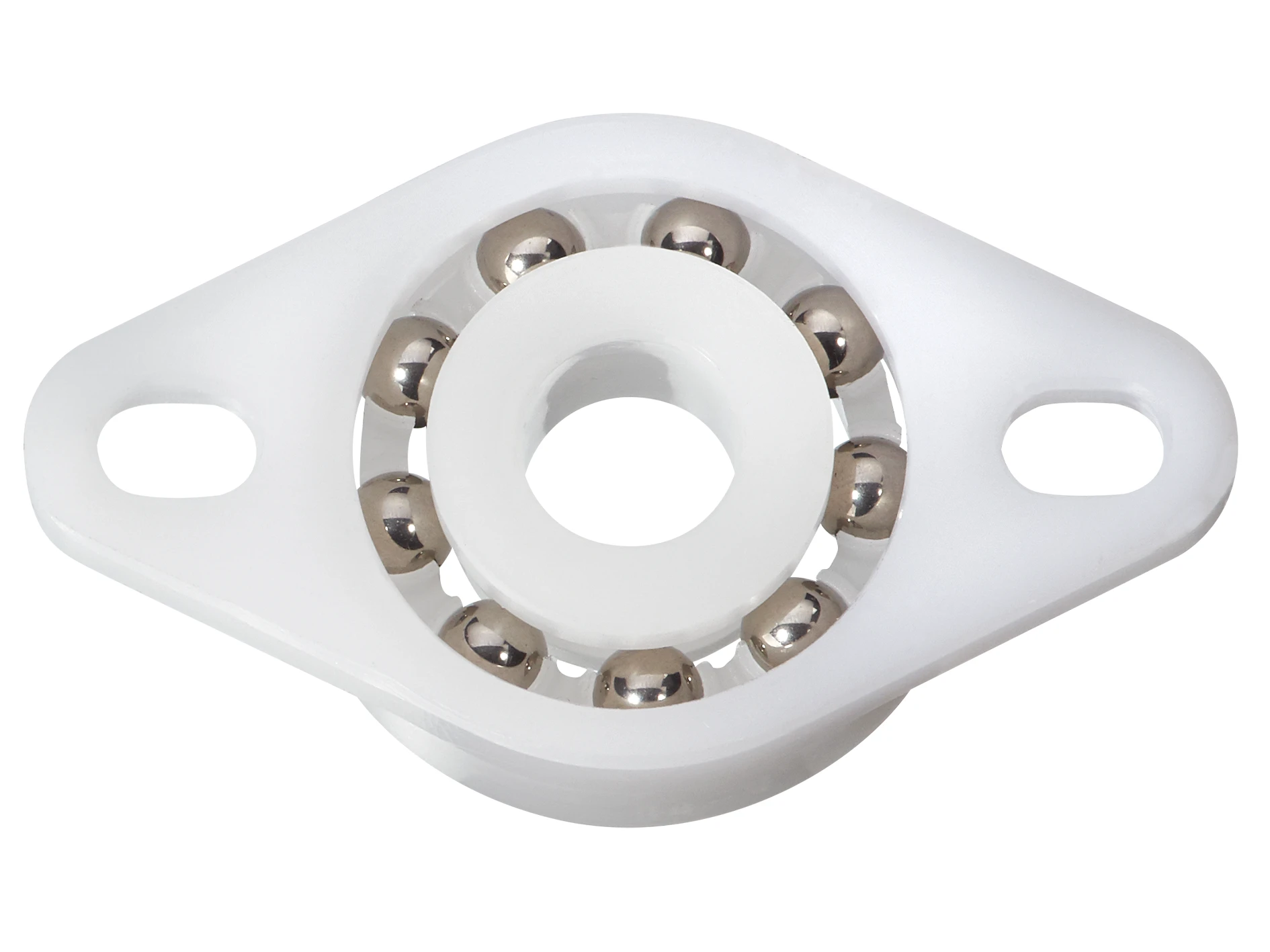 Roulements à billes à collerette ou sur paliers appliques