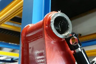 Bearing point with iglidur plain bearing