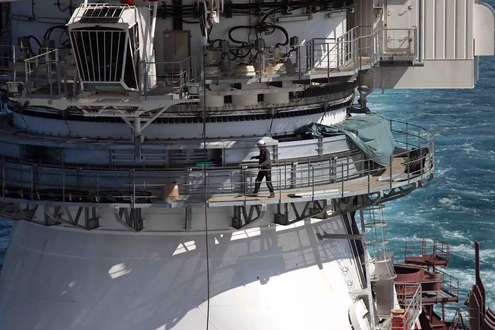 900° Multi Rotation Module (MRM) in the leg encircling crane