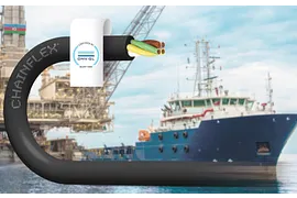 DNV logo with cable and ship