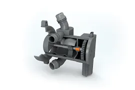 Controlador de agua de refrigeración con cojinete plano iglide