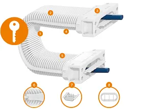 e-skin corrugated tube