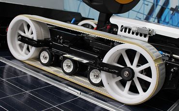 Robot na čištění fotovoltaických panelů