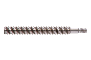 Trapezoidal lead screw with machined end for NEMA stepper motors, length 310 mm