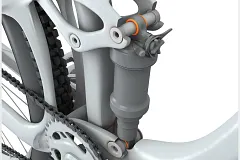 Paliers lisses dans des œillets d'amortisseur