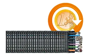 Cost down with energy chain systems