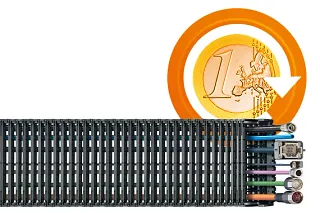 Cost down with energy chain systems