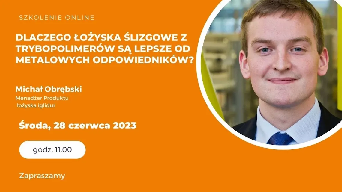 Zamień łożysko metalowe na łożysko ślizgowe z trybopolimerów