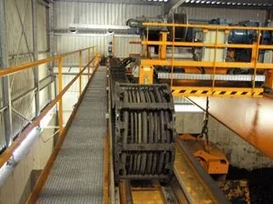 portacables con cables flexibles continuos