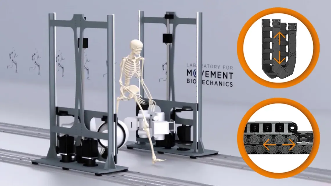 Dual-plane fluoroscoop van het LMB met kabelrupsen