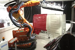 Robot 6 axes avec twisterchain