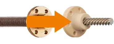 Save with dryspin lead screw technology