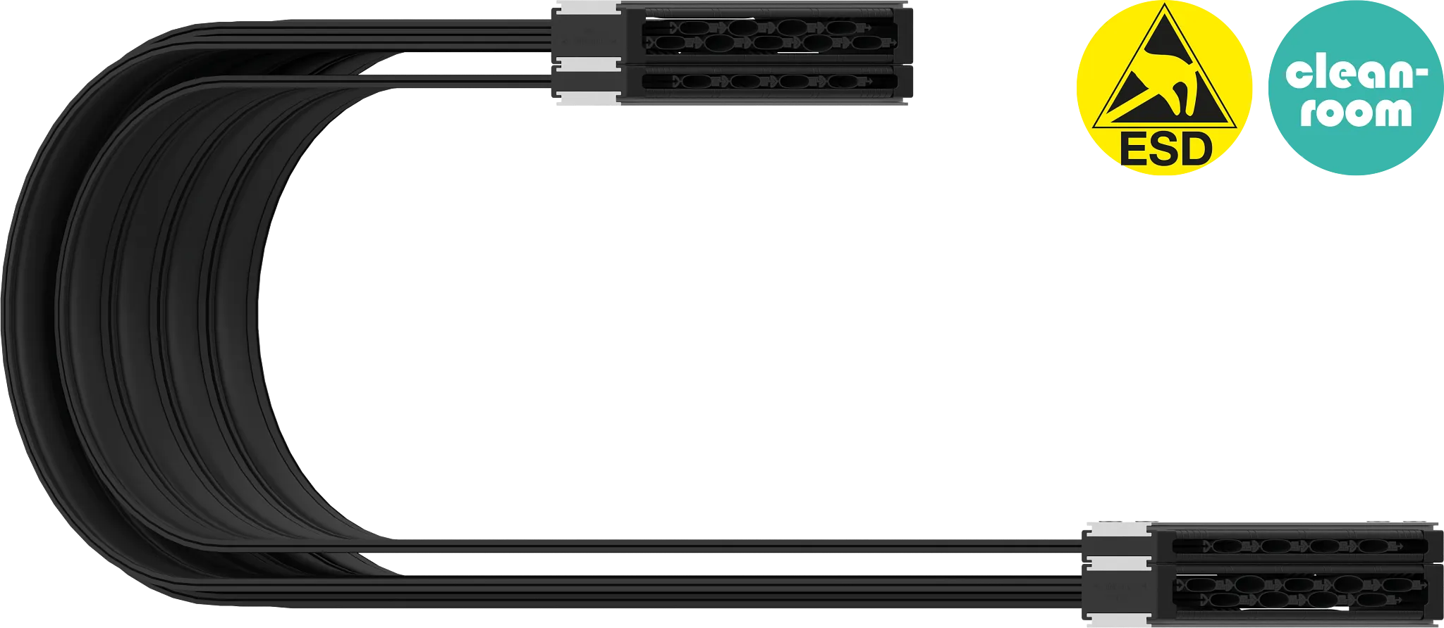 Calhas articuladas e-skin flat ESD