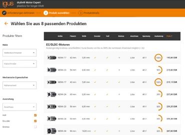 Motor configurator