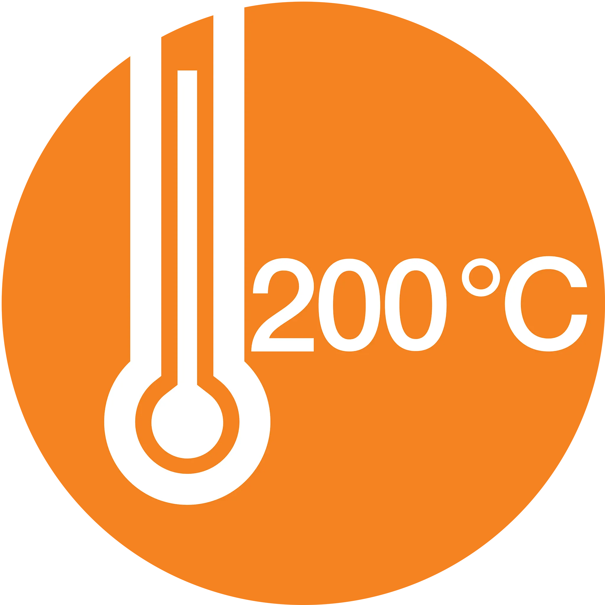 Icon mit Thermometer