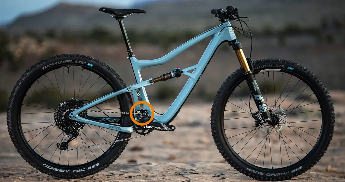 ibis Ripley with marking of the lower DW-link