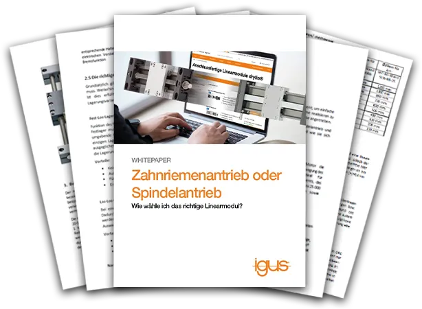Whitepaper Zahnriemenantrieb oder Spindelantrieb
