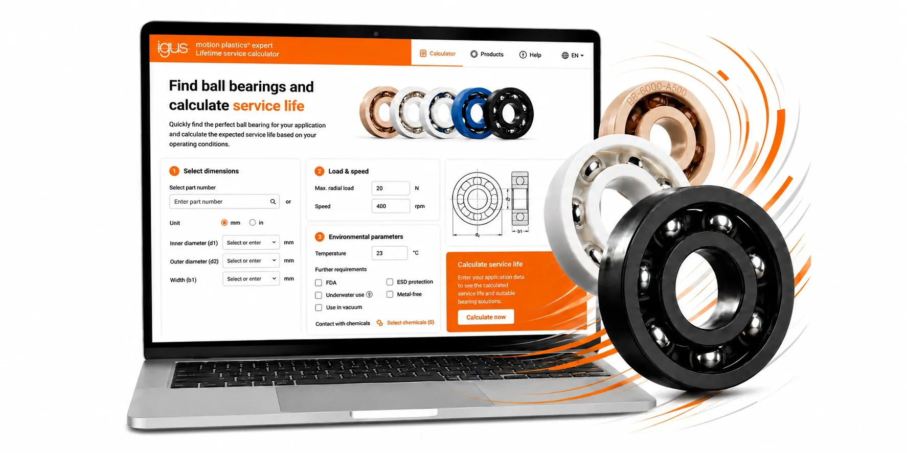 xiros expert tool service life calculator