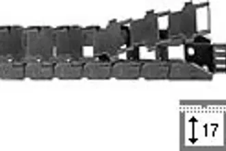 Zipper chain rip-open from outside