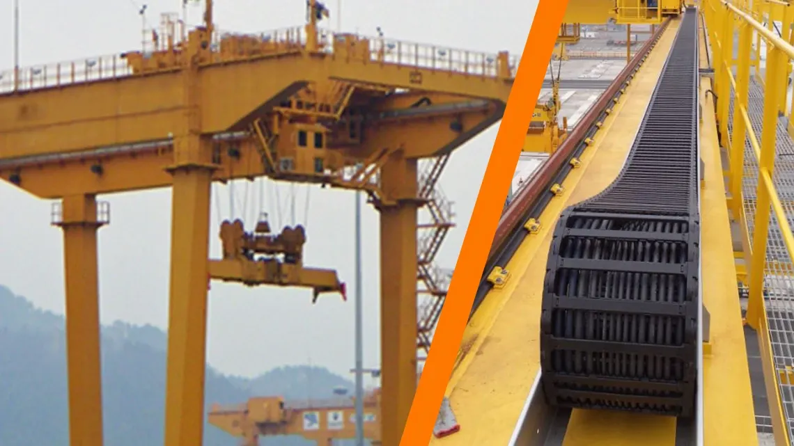 smart plastics RMG crane