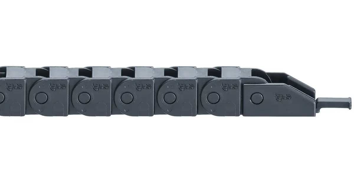 Norelem Energieketten Kunststoff Innenhöhe 45 mm, beidseitig zu öffnen Norelem Energieketten Kunststoff Innenhöhe 45 mm, beidseitig zu öffnen