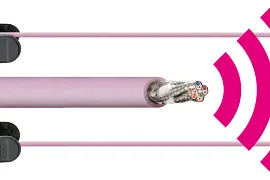 Cable monitoring with visual status display