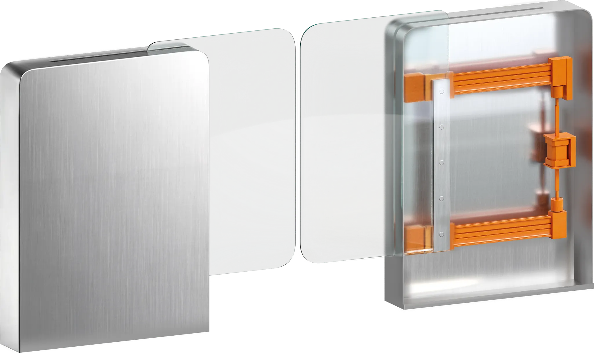 Double axis in door