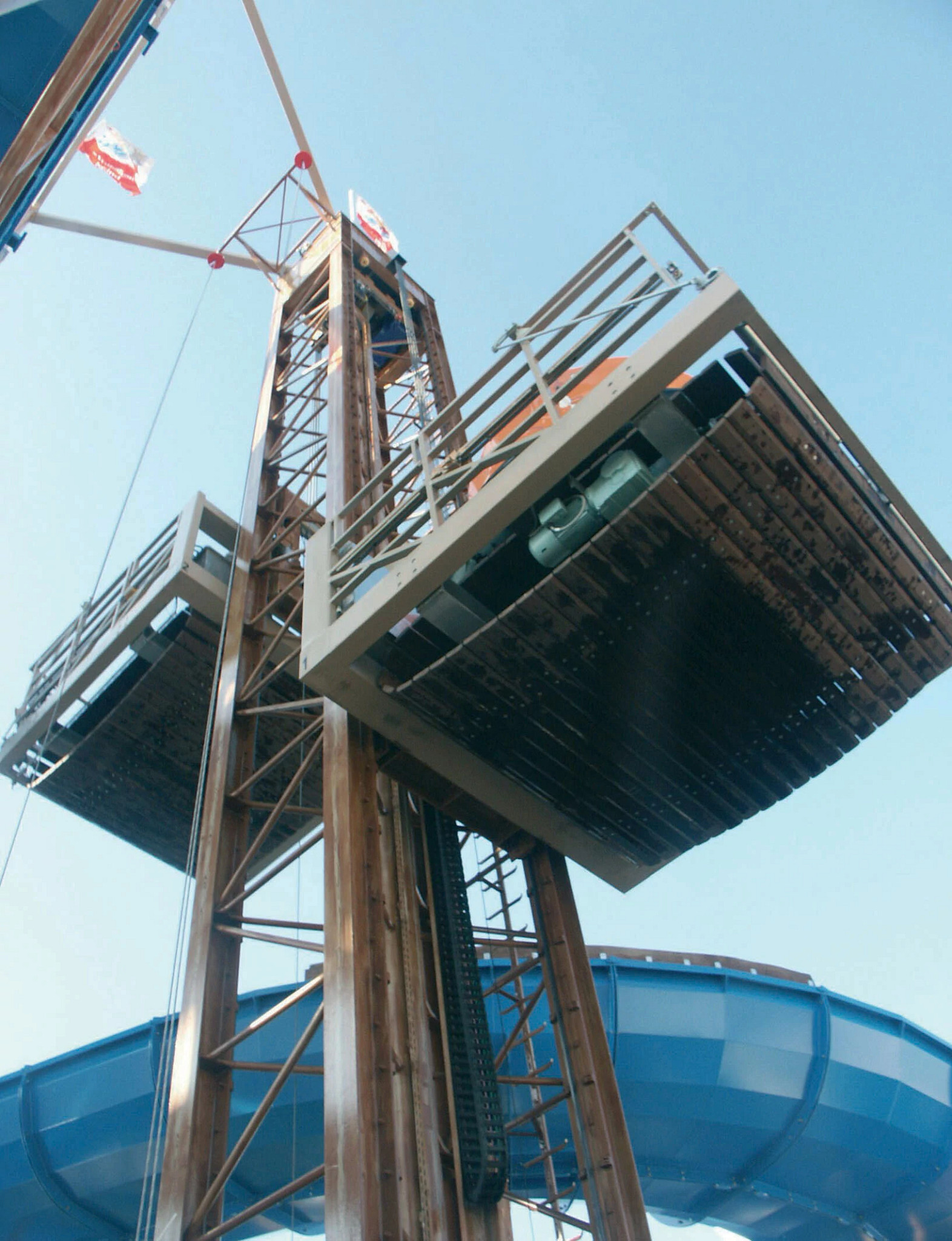 White water ride lift