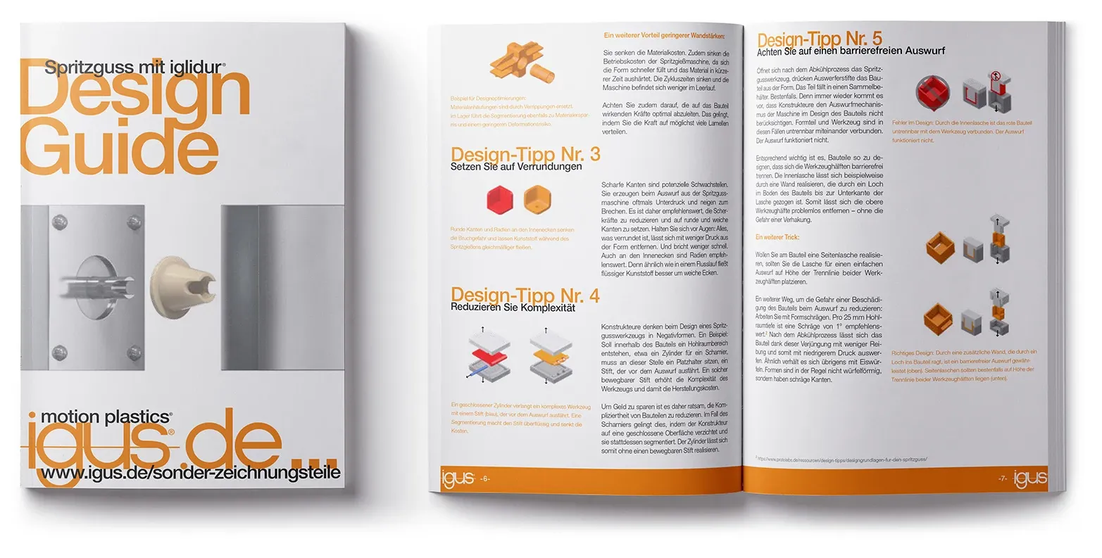 Molde de inyección con componente inyectado
