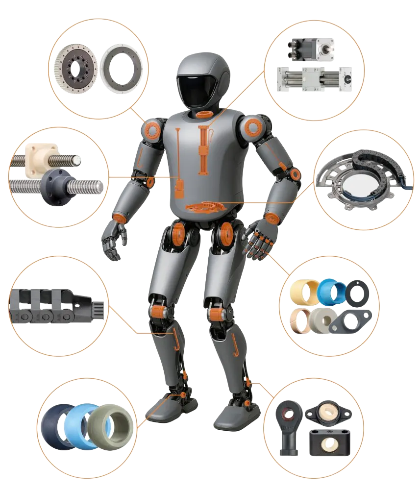 Prt Components Humaoid robot manufacturing | Components for humanoid robots | igus ...