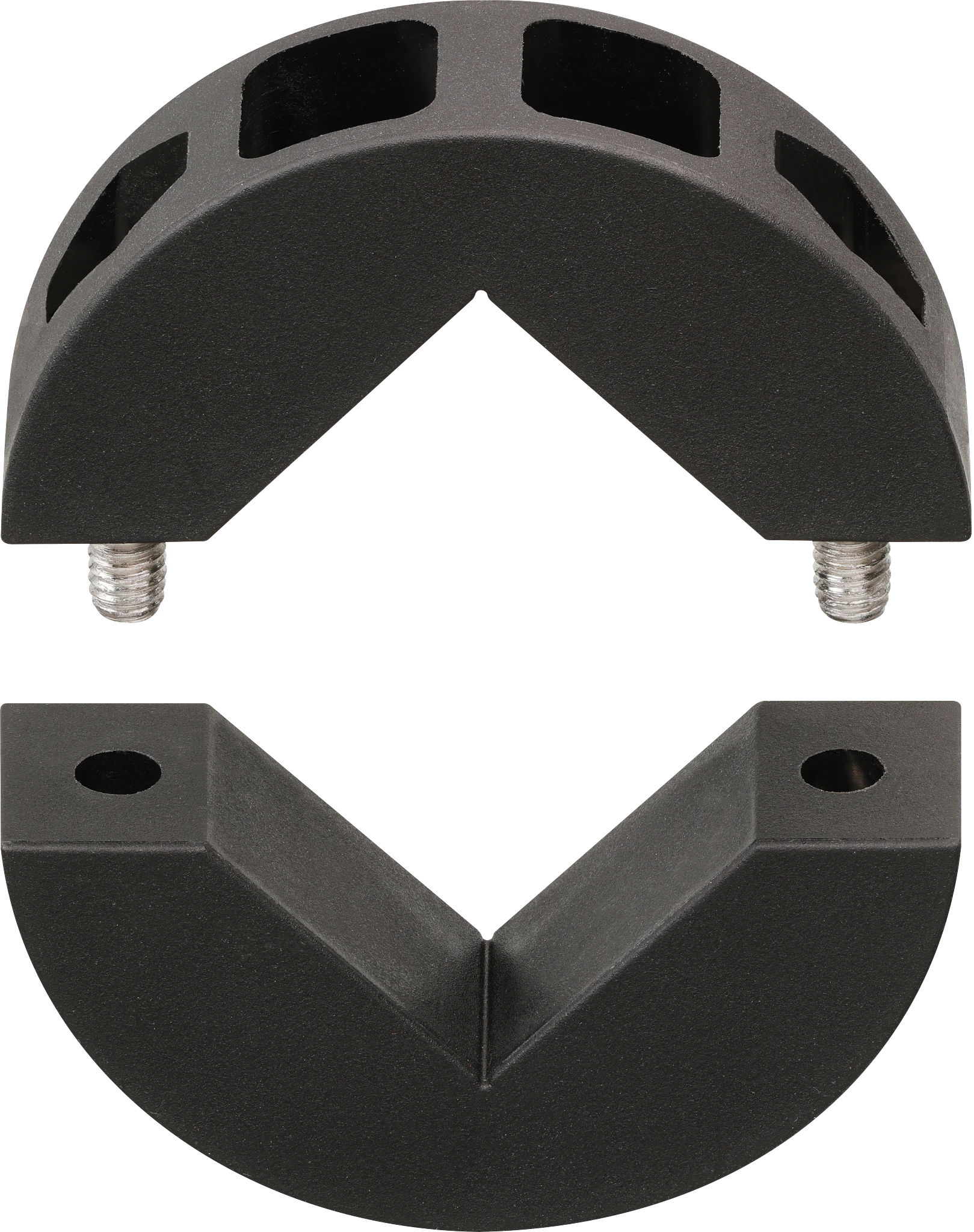 Colar de fixação dividido SRM-20X20 para perfis quadrados