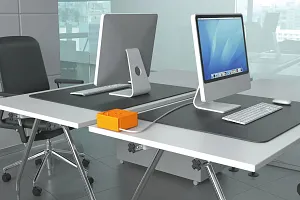 Kabelaufroller e-spool flex im Büro