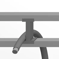 cable friendly crossbars