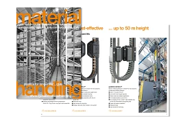 Brochure material flow