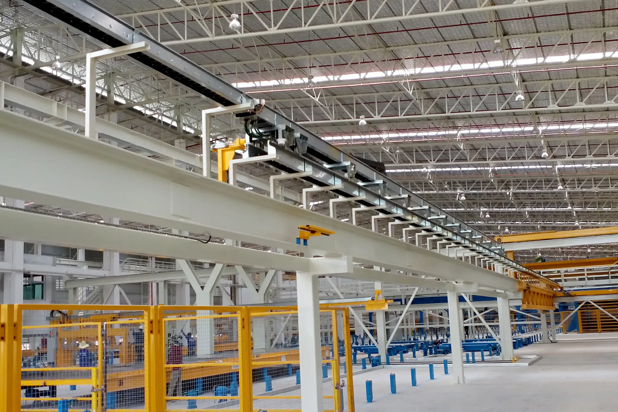 Rinnensystem auf der Stichbahnfahrt