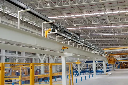 Rinnensystem auf der Stichbahnfahrt