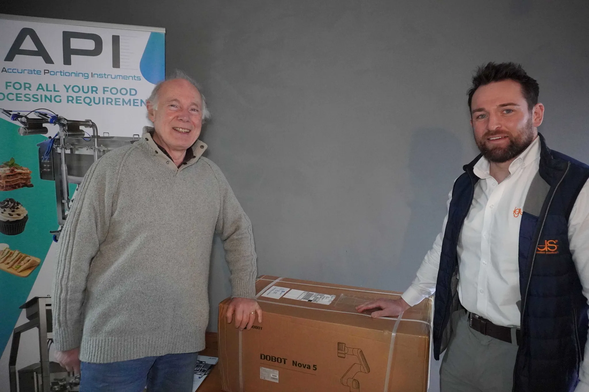 DOBOT robot winner Bob Hinchcliffe