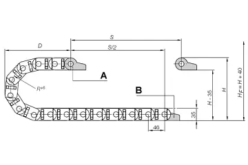 Z200.05.055.0 technical drawing