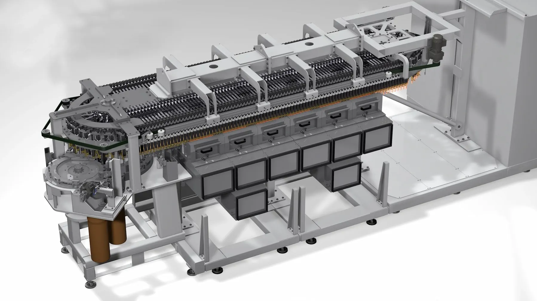 Stretch blow moulding machine