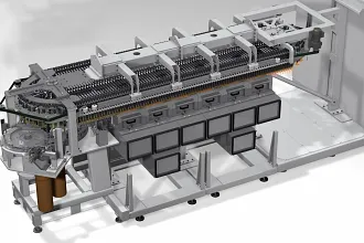 Stretch blow moulding machine