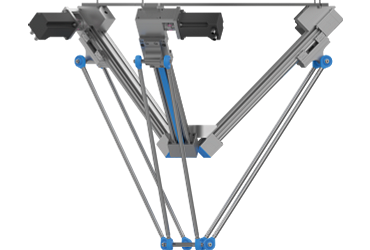 Robot Delta avec des composants conformes aux exigences du FDA