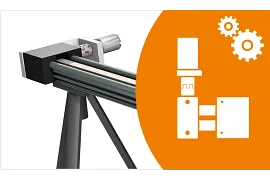 Geser kamera dan ikon konfigurator drylin E